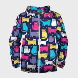 Мужская ветровка 3D Котятки