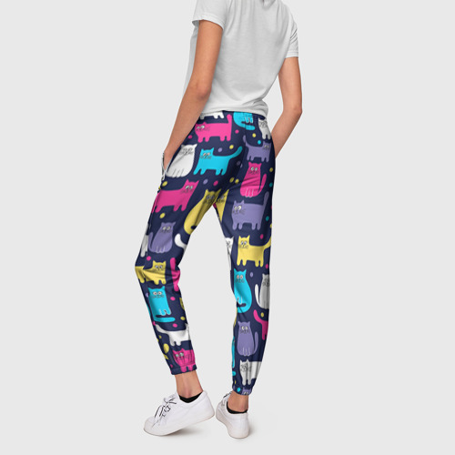 Женские брюки 3D Котятки, цвет 3D печать - фото 4