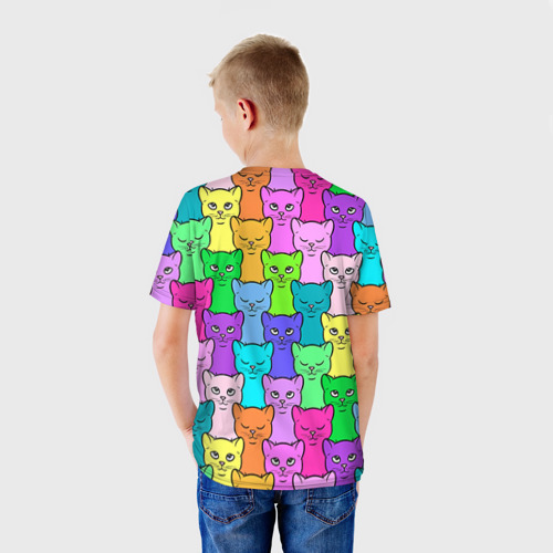 Детская футболка 3D Котятушки, цвет 3D печать - фото 4