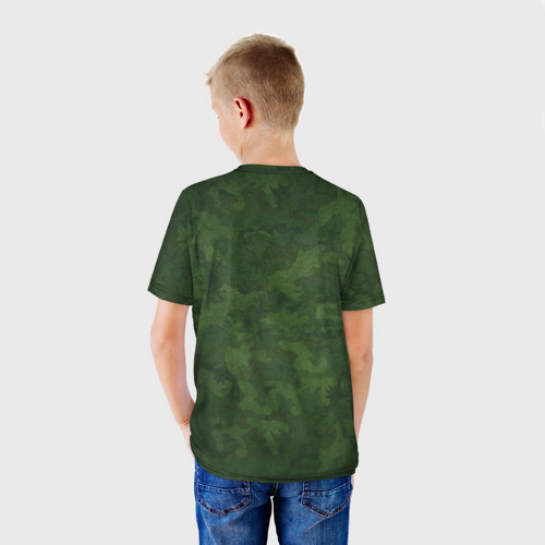 Детская футболка 3D Отличник погранвойск, цвет 3D печать - фото 4
