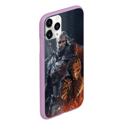 Чехол для iPhone 11 Pro Max матовый Геральт из Ривии - фото 2