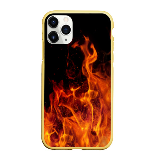 Чехол для iPhone 11 Pro Max матовый Огонь Фото 01 Чехол для iPhone 11 Pro Max матовый Огонь Фото 01