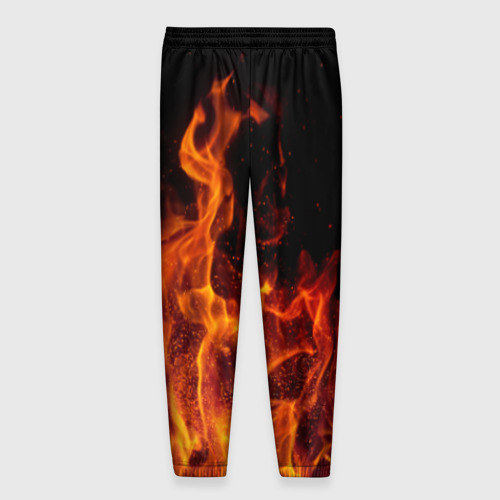 Мужские брюки 3D Огонь - языки пламени, цвет 3D печать - фото 2