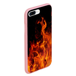 Чехол для iPhone 7Plus/8 Plus матовый Огонь - языки пламени - фото 2