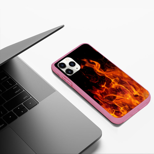 Чехол для iPhone 11 Pro Max матовый Огонь Фото 01 Чехол для iPhone 11 Pro Max матовый Огонь Фото 01