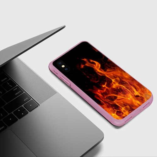 Чехол для iPhone XS Max матовый Огонь Фото 01 Чехол для iPhone XS Max матовый Огонь Фото 01