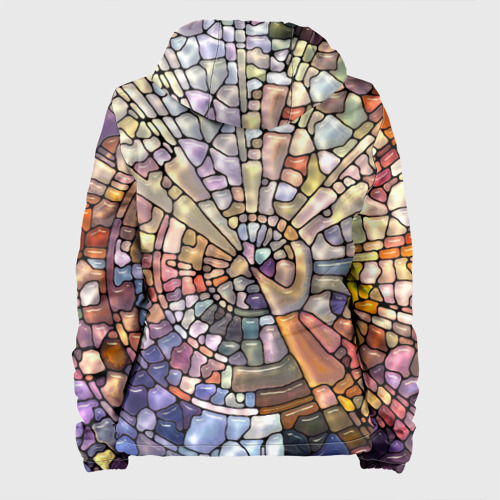 Женская куртка 3D Прикольная мозаика, цвет черный - фото 2