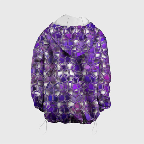 Детская куртка 3D Фиолетовая мозаика - фото 2