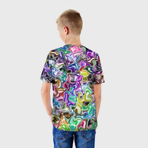 Детская футболка 3D Цветное безумие, цвет 3D печать - фото 4