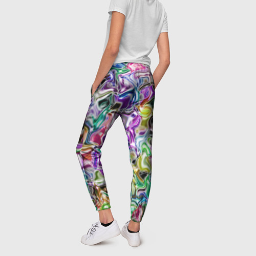 Женские брюки 3D Цветное безумие, цвет 3D печать - фото 4