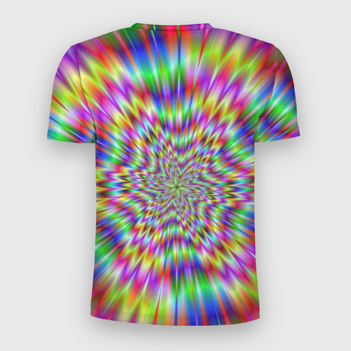 Мужская футболка 3D Slim Спектральная иллюзия, цвет 3D печать - фото 2