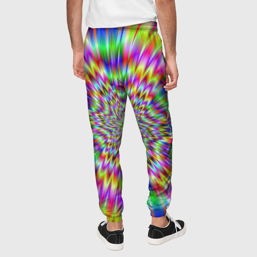 Мужские брюки 3D Спектральная иллюзия, цвет 3D печать - фото 5