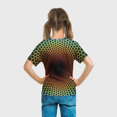 Детская футболка 3D Погружение в бездну, цвет 3D печать - фото 6