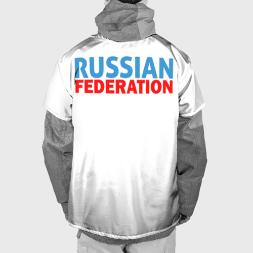 Накидка на куртку 3D RUSSIAN FEDERATION - 5, цвет 3D печать - фото 2