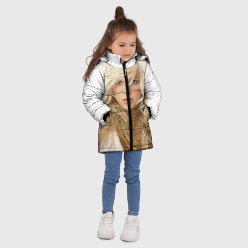 Зимняя куртка для девочек 3D Бритни Спирс, цвет красный - фото 5
