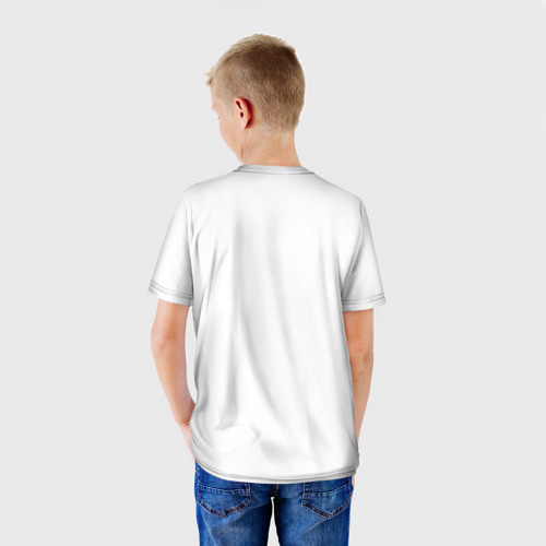 Детская футболка 3D с принтом Бритни Спирс, вид сзади #2
