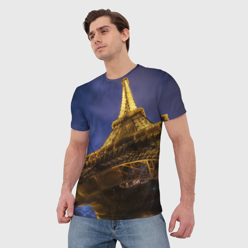 Мужская футболка 3D Paris - фото 3