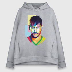 Женское худи Oversize хлопок Неймар