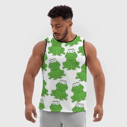 Мужская спортивная майка 3D Лягушки - фото 2