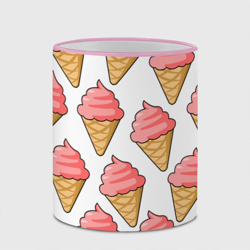 Кружка с полной запечаткой Мороженки, цвет Кант розовый - фото 4