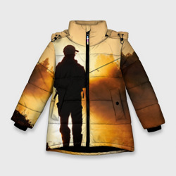Зимняя куртка для девочек 3D Рыбак