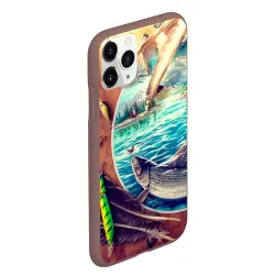 Чехол для iPhone 11 Pro Max матовый Рыбацкое - фото 2