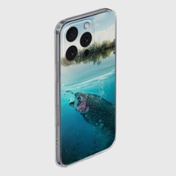 Чехол для iPhone 16 Pro силиконовый с защитой камеры Рыбалка - фото 2