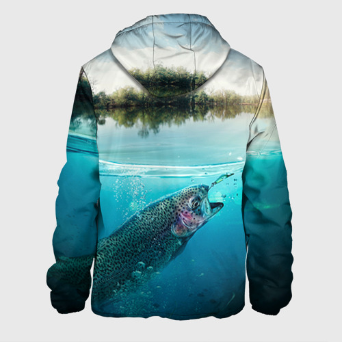 Мужская куртка 3D Рыбалка, цвет 3D печать - фото 2