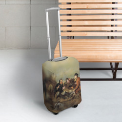 Чехол для чемодана 3D Охотники на привале - фото 2