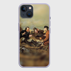 Чехол для iPhone 14 Охотники на привале