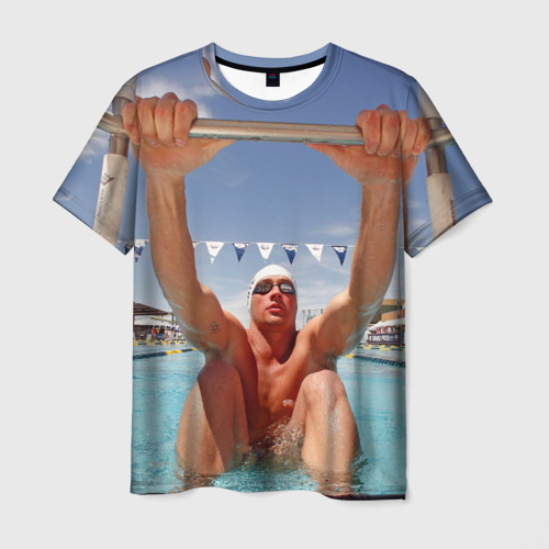 Мужская футболка 3D Ryan Lochte, цвет 3D печать