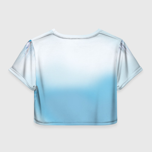 Женская футболка Crop-top 3D Michael Phelps, цвет 3D печать - фото 2
