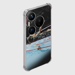 Чехол для Huawei Pura 70 Pro Пловец - фото 2