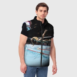 Мужской жилет утепленный 3D Пловец - фото 2
