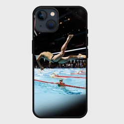 Чехол для iPhone 14 Пловец