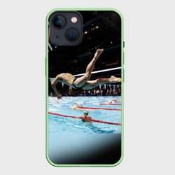 Чехол для iPhone 14 Пловец