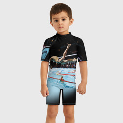 Детский купальный костюм 3D Пловец - фото 2