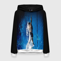 Женская толстовка 3D Пловец
