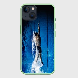 Чехол для iPhone 14 Пловец