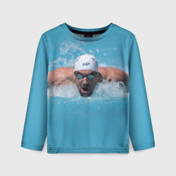 Детский лонгслив 3D Michael Phelps