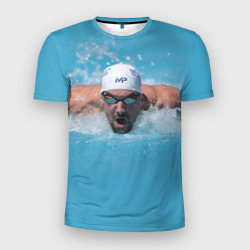 Мужская футболка 3D Slim Michael Phelps