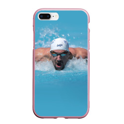 Чехол для iPhone 7Plus/8 Plus матовый Michael Phelps