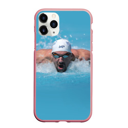 Чехол для iPhone 11 Pro матовый Michael Phelps