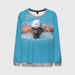 Мужской свитшот 3D Michael Phelps