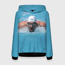 Женская толстовка 3D Michael Phelps