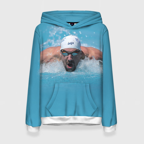 Женская толстовка 3D Michael Phelps