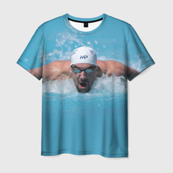 Мужская футболка 3D Michael Phelps