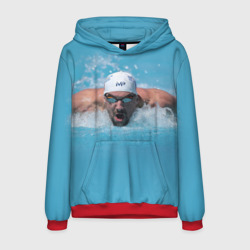 Мужская толстовка 3D Michael Phelps