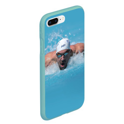 Чехол для iPhone 7Plus/8 Plus матовый Michael Phelps - фото 2