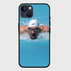 Чехол для iPhone 14 Michael Phelps